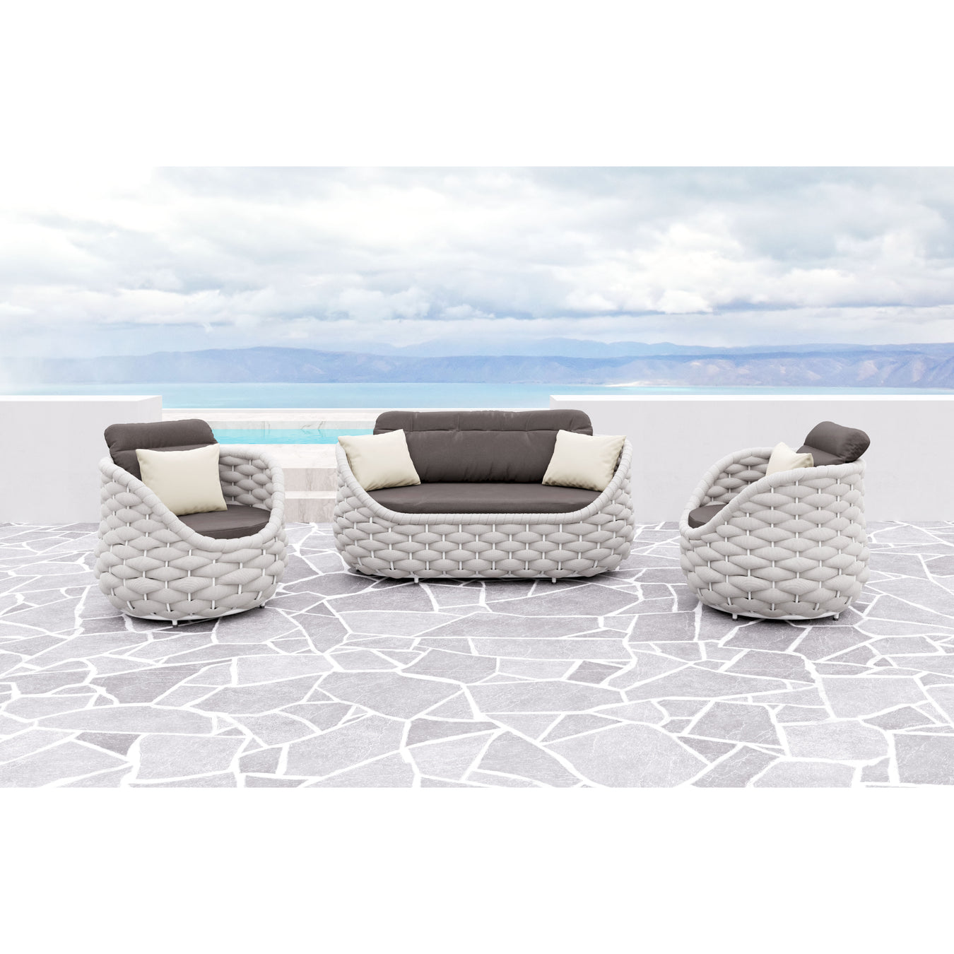 Coral Reef Outdoor Accent Chair