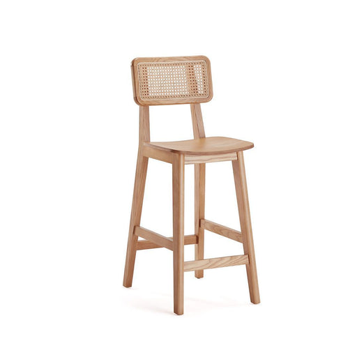 Versailles Counter Stool in Nature Cane Set of 2 - Awoken Home
